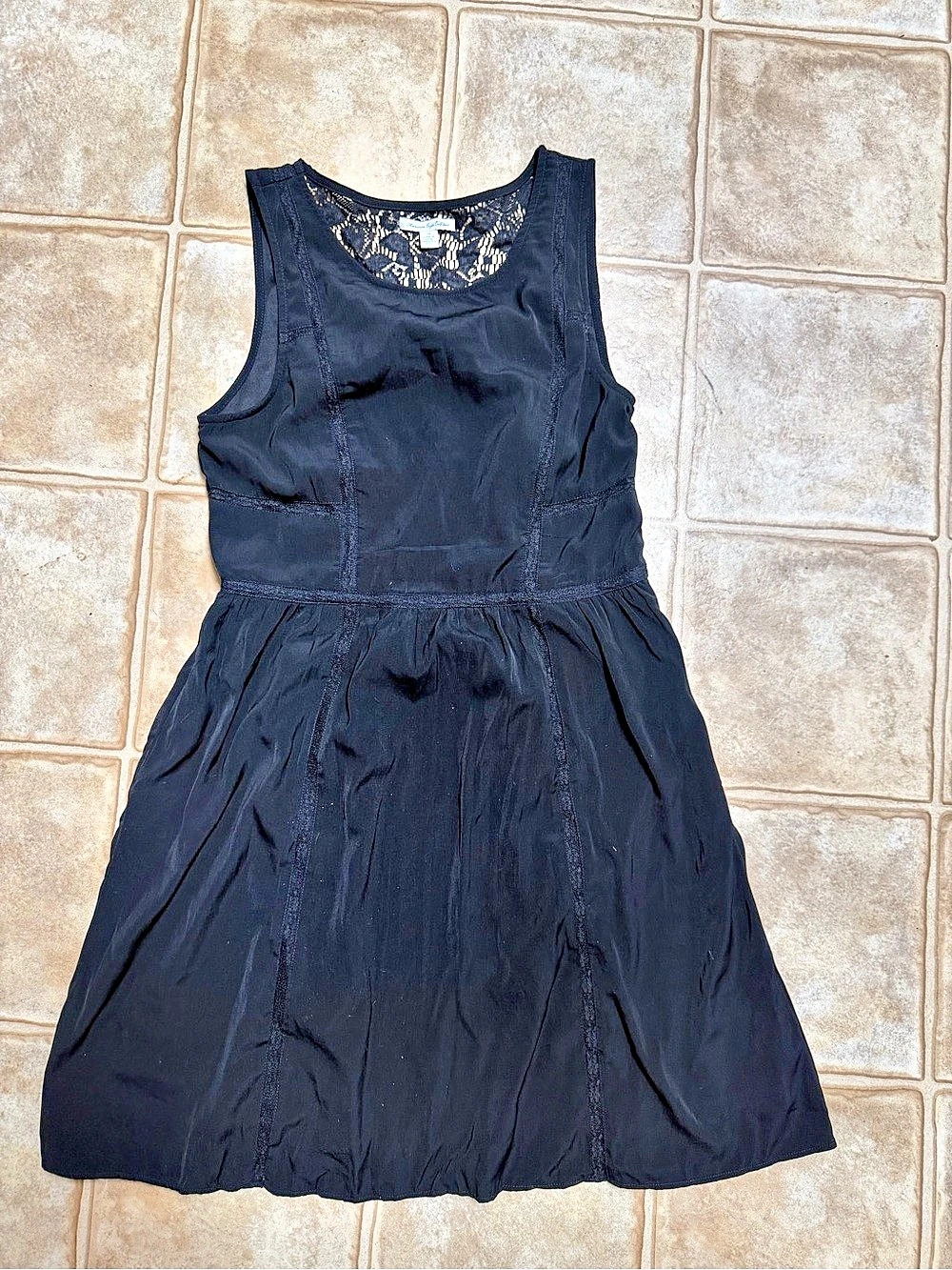 American Eagle Outfitters Black Lace Mini Dress Size 10
